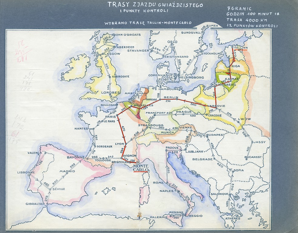 Dokładny opis rajdu w książce Witolda Rychtera „Moje dwa i cztery kółka”. (C) Archiwum Rodziny Rychterów